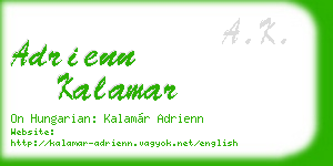 adrienn kalamar business card