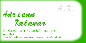 adrienn kalamar business card